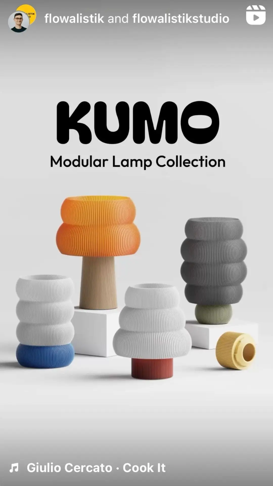 Ripple Vase «Arctic»